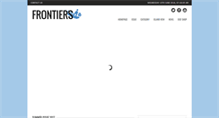 Desktop Screenshot of frontiersmagazine.org